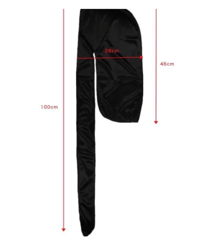 Wholesale Satin Durags 360 Waves Long Tail Wide Straps Women Silky durag