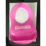 Wholesale Soft Waterproof TPR Baby Bib with Food Catcher
