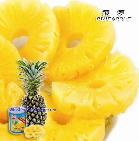 Wholesale sweet pineapple slices 425g healthy canned pineapple
