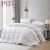 Import Wholesale White 100 Polyester Microfiber Down Alternative Quilted Comforters From China Comforter Factories from China