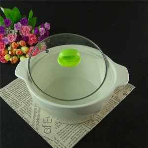 Wholesale white cooking soup pot ceramic soup pot with glass lid