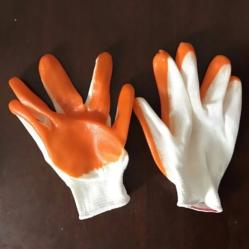 Wholesale white cotton work gloves for protecting hands