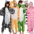 Import wholesale women pajamas animal onesie sleepwear from China