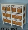 wicker rattan furniture/wooden cabinet