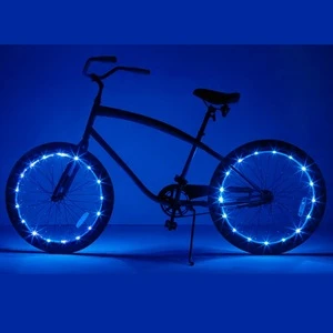 Wire String Neon Rim Lamp Bicycle Spoke Light Bike 20 MicroLED lights