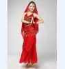 Women Belly Dance Costumes High Quality Dancing Wear Tops & Skirt & Waist & Head Decoration& Wrist Chain Stage Clothing