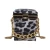 Import women crossbody square box shape thick chain leopard cow leather zebra animal print bag with metal chain from China