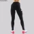 Import Women fitness black tights mesh leggings with pocket Pluscool sports from China