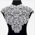 Import Women Garment Wedding Dress DIY Accessories White Black Embroidery Lace Collar Appliques from China
