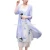 Import Womens Oriental Beauty Folk Style Traditional Chinese Clothing  Irregular Maxi Painting Cotton Linen Casual 2-Pieces from China