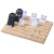 Import Wood Bamboo Jewelry Earring Card Display Jewelry findings Grooved Earrings Holder Organizer from China