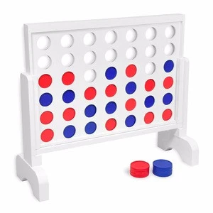 Wooden board game four in a row children connect 4,3 Foot Width