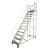 Import Workplace Climbing Safe Rolling Heavy Duty Steel 10 Steps Platform Ladder from China