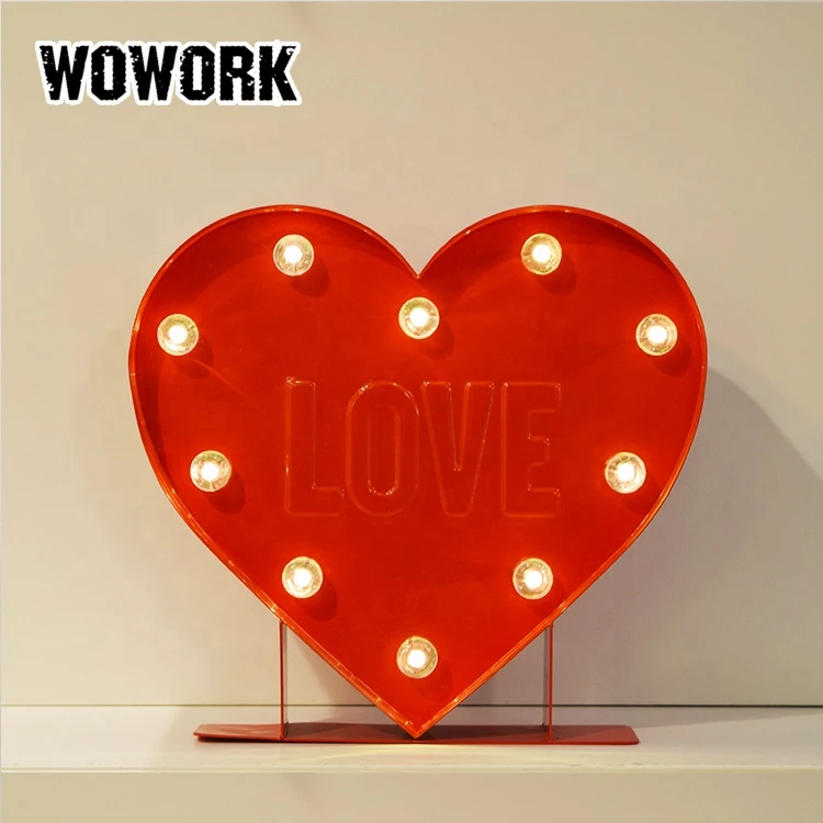 WOWORK factory supplier Mini fairy Channel letter led lighting for home decoration
