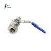 Wrench Lever Operated Heavy Type Locking Ball Valve With Lock cf8m 1000 wog
