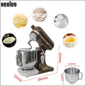 XEOLEO Electric Stand mixer Planetary food mixer Household Chef machine 7L Egg beater 8-speed No noise food mixer 500W/380W