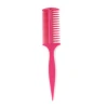Xinlinda brand wholesale custom color logo anti static teasing rat tail comb