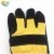 Import Yellow Color Welding Gloves Cow Split Leather Work Glove Leather cotton Safety Gloves from China