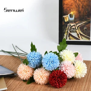 Yiyun Wholesale Silk Flowers High Quality From China Large Chrysanthemum Flower Artificial Flower For Sale