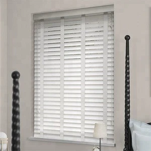YL High Quality White Wooden Blinds for Home and Office basswood blinds window shade