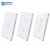 Import Zigbee  Remote  Wall Touch Switch without  N line  1/2/3 Gang Glass Panel light Switch with aluminum frame  smart home Uemon from China