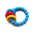 Import ZQ503 Factory Custom Design Eco Silicone Baby Teether Beads With Ring BPA Free from China