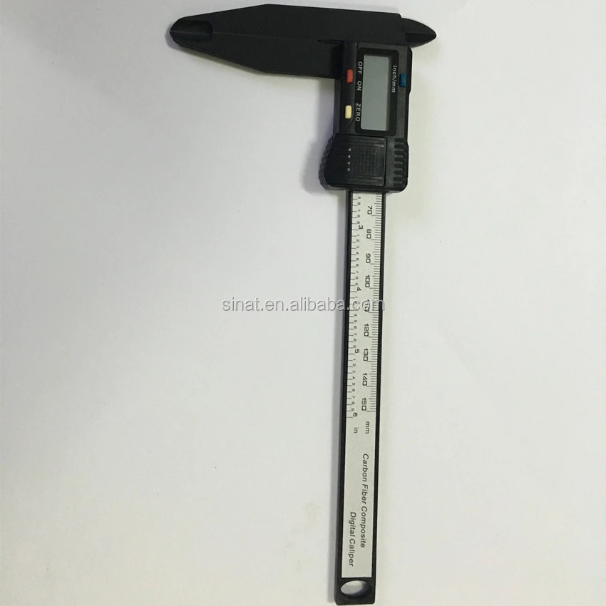 0-150mm Electronic Calipers Digital Gauge with long measuring jaw 75mm 3inch