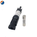 10A 15A 20A 30A PV Connector Inline Fuse Waterproof Fuse PV Solar Panel Wire Connectors