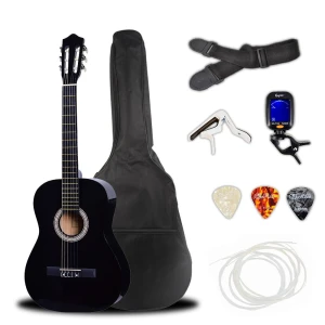 Factory Cheap 39 Inch Student Beginner Guitar Kit With Accessories Classical Guitar