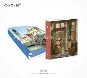 [PolyMuse] Plastic Ring Binder Folder-A4-Made In Taiwan