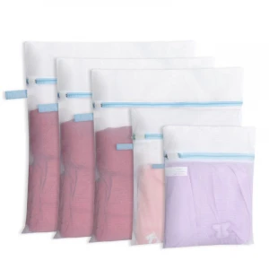 5 Pack  Laundry Mesh Wash Bags for Delicate and Lingerie