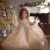 Import Champagne Ball Gown Flower Girls Dresses For Weddings 2019 Little Kids Toddler Pageant Dress Long Sleeves Crystal First Communion Gowns from China