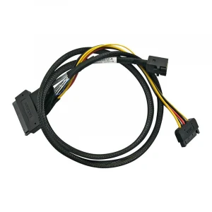 Linkreal Internal Mini-SAS SFF-8643 to SFF-8639 Cable 12Gb/s with 15 Pin SATA Power -80CM(2.6FT)