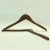 Import Flat style wooden hanger with notches on shoulder from China