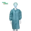 Wholesale Anti-dust Disposable Lab Coat With Snaps Closure