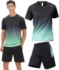 BOOMCOOL Gym Clothes for Men Workout Shirts Sets Outfits 3 Pack for Running Football Athletic Exercise Fit for Out T Sp