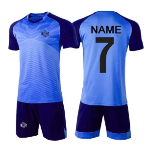Latest Design Custom Sublimated Breathable Plain Soccer Uniform