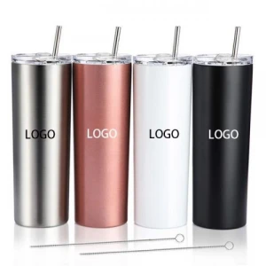 Stainless steel tumbler with lids