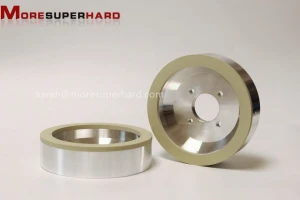 6A2 cup-shaped ceramic bonded diamond grinding wheels for PCBN cutting tools Sarah@moresuperhard.com