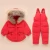 Import 2Pcs Children Clothes Sets Baby Girls Boys Winter Fur Hooded Jacket+Romper Overalls Suit for Baby Thicken Ski Snow Warm Clothing from China