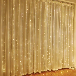Christmas Curtain Garland LED String Lights Festival Holiday Decorations Fairy Lights For Home Bedroom Wedding