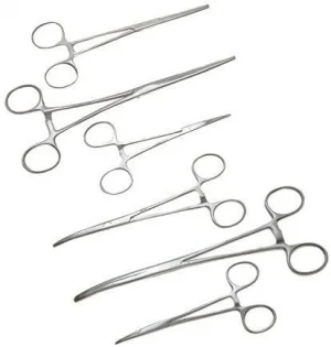 Ultimate Hemostat Set, 6 Piece Ideal for hobby tools, electronics, fishing and taxidermy