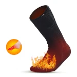 2021 Hot feet thermal socks battery operated electric heated skiing socks with low price