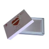 Pink color printing gift box matt finishing comment useage paper box