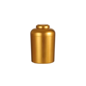 Wholesale High Quality Aluminium Alloy Golden Color Food Storage Jars