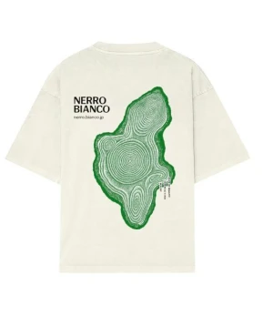 Nerro Bianco Green Wood Oversize T-Shirt