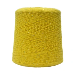 Rabbit Hair Thread Bead Fancy Yarn 2mm Sequin Nylon Knitted Blended good  Yarn