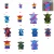 Import Tie-dye Fidget Toys Push Bubble Gadgets Anti Anxiety Stress Relief Toys Baby Yoda Stress Relief Toys from China