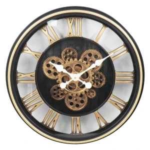 Moving Gears Modern 18 Inch Industrial  Wall Clock for Living Room130-214921