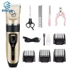 Electric pet hair trimmer cutter grooming kit set pet hair shaver